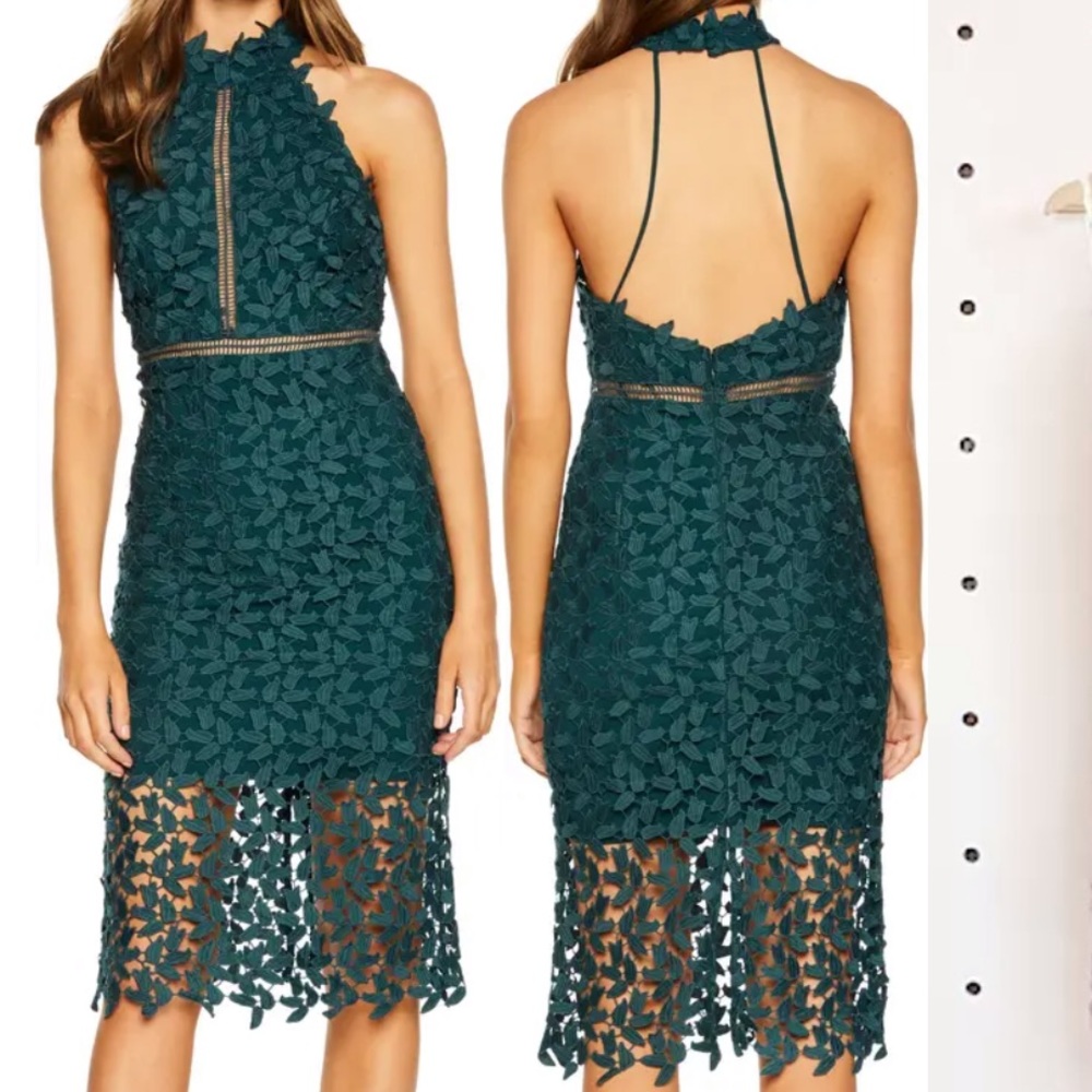 BLUE Bardot Lace Dress 💙
